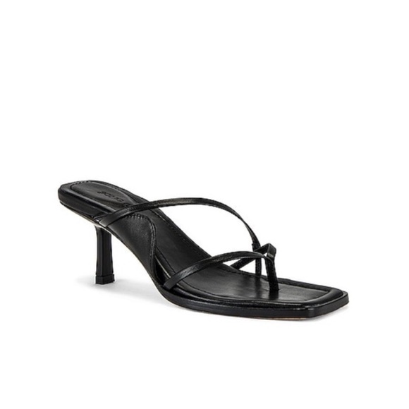 Song of Style Shoes - Song Of Style Isla Heels in Black Square Toe Revolve